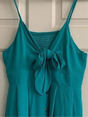 Adorable SHEIN Curve Plus Size 2XL Teal Blue Dress Final Sale